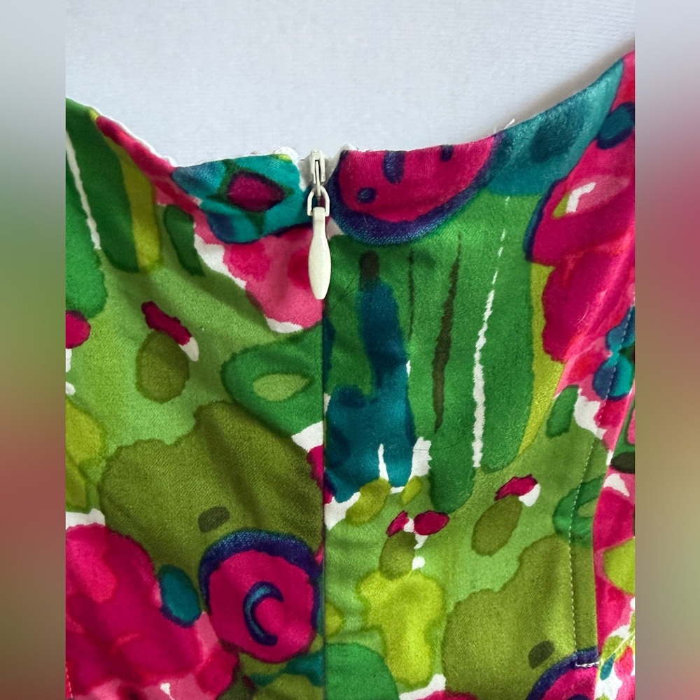 Nine West Green and Pink Dress - Picture 4 of 5